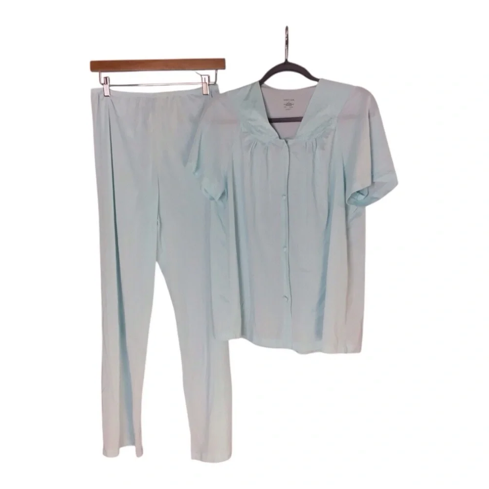 Vanity Fair Blue Pajama Set Intimates & Sleepwear